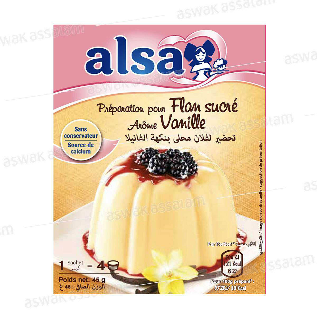 Alsa Vanille Flan Mix 50g