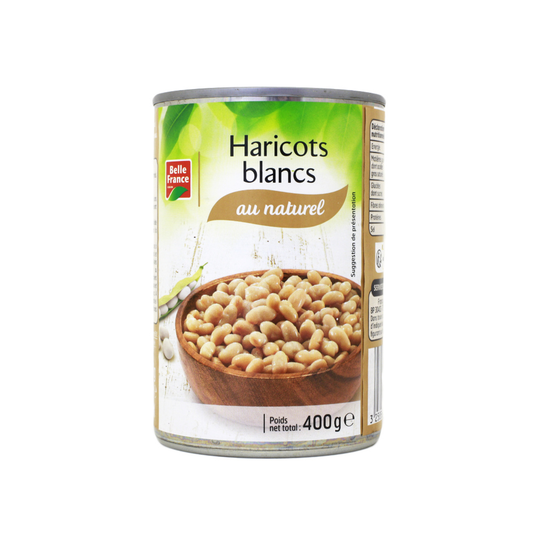 Haricots blancs au naturel Belle France 400g