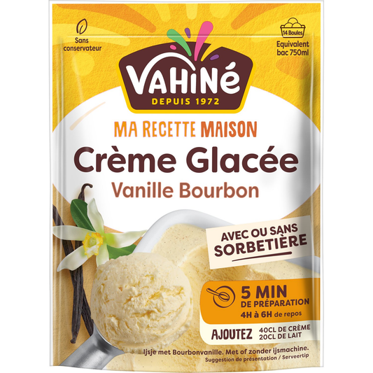 Préparation Crème Glacée Vanille Bourbon VAHINE 200g