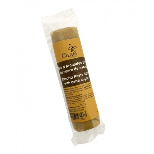 Pâte d'amande Tubo 50 %, Sucre de canne 150g