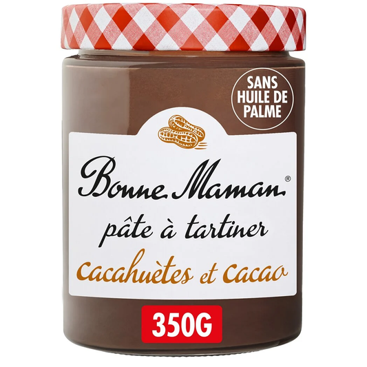 Pâte à tartiner cacahuète et cacao Bonne Maman