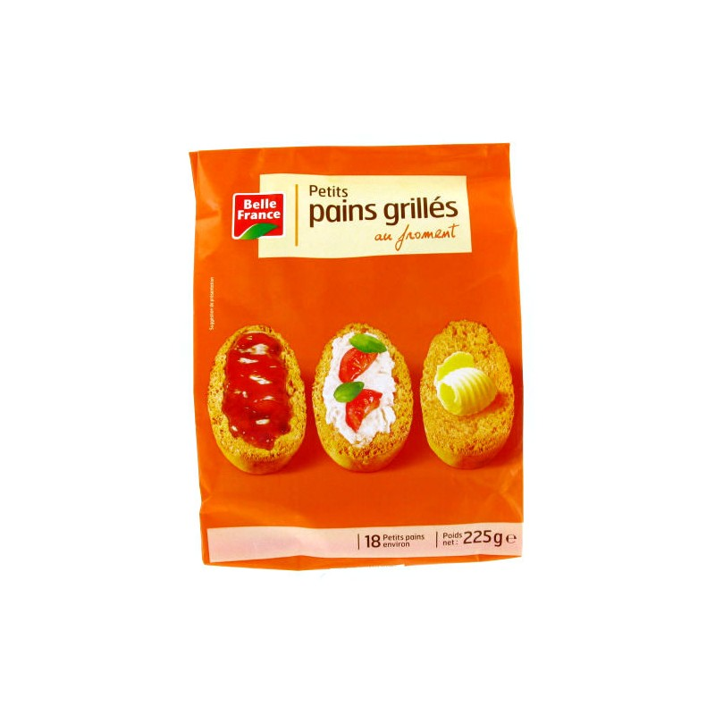 PETITS PAINS SUEDOIS FROMENT 225G BELLE FRANCE
