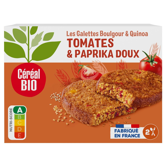 Céréal Bio Galettes Végétales Epeautre Boulgour Petits Légumes Vegan 200g (Copie)