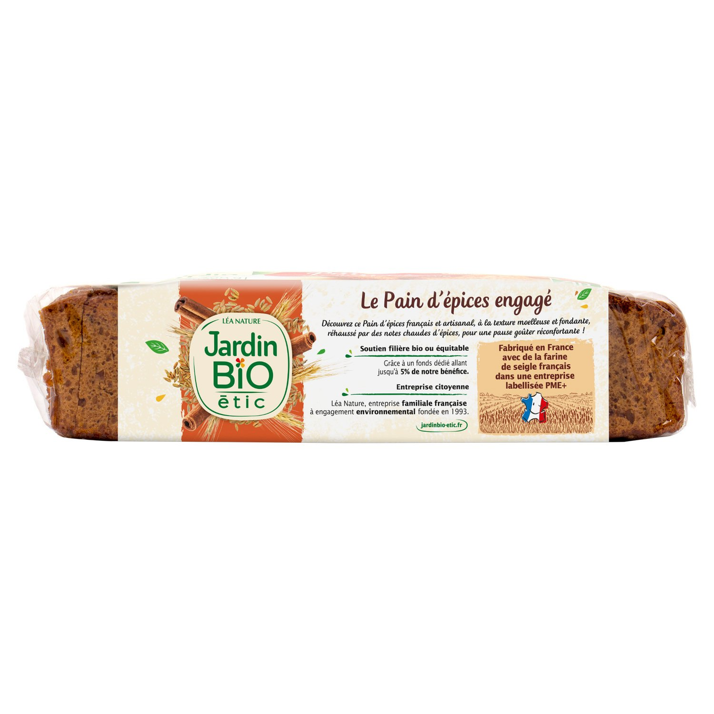 Pains d'épices Artisanal JARDIN BIO 300g