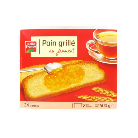 BELLE FRANCE PAIN GRILLE AU FROMENT X24 500G