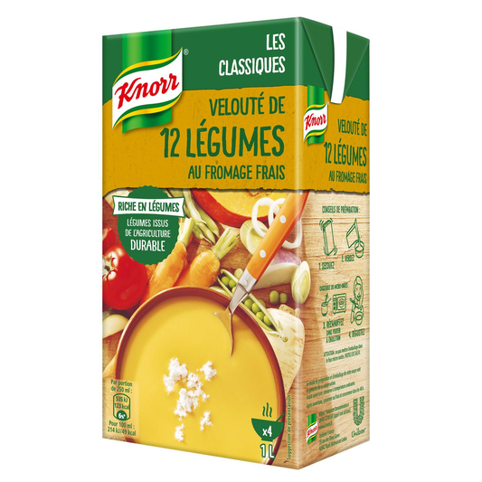 Knorr voulté de 12 légumes au fromage frais 1L