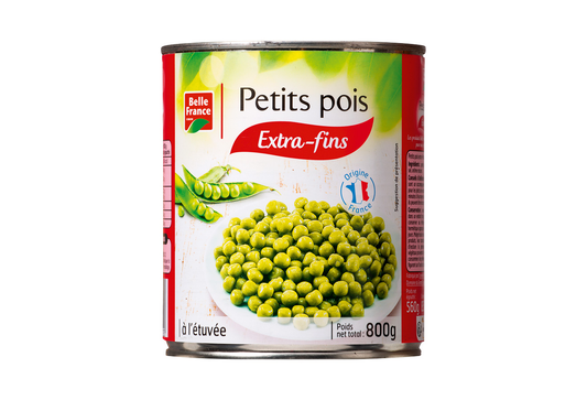 Belle France petits pois extra fins 400g