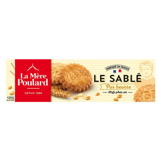 LA MÈRE POULARD Biscuits le sablé pur beurre 125g - épicerie les 3 gourmets biscuits-et-gateaux