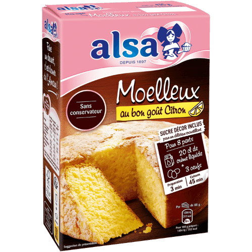 Alsa Gâteau Moelleux Citron 300g