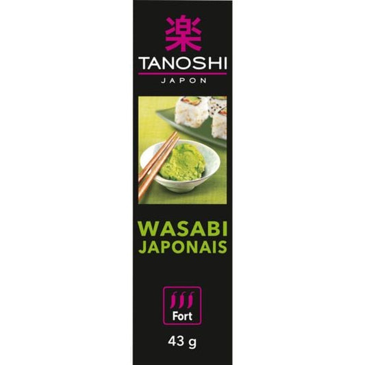 WASABI MOUTARDE TUBE 43G - épicerie les 3 gourmets condiments-et-sauces