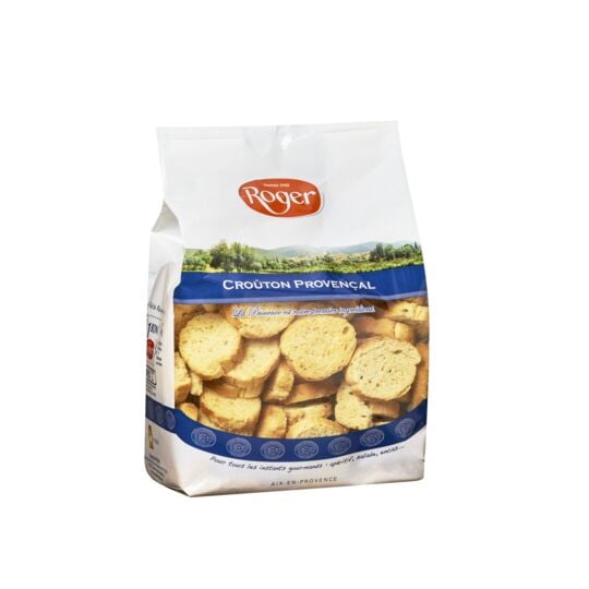 Croûton Provençal 250g - ROGER - épicerie les 3 gourmets biscottes-tartinades-de-pain-grille-cereales-et-barres-de-cereales