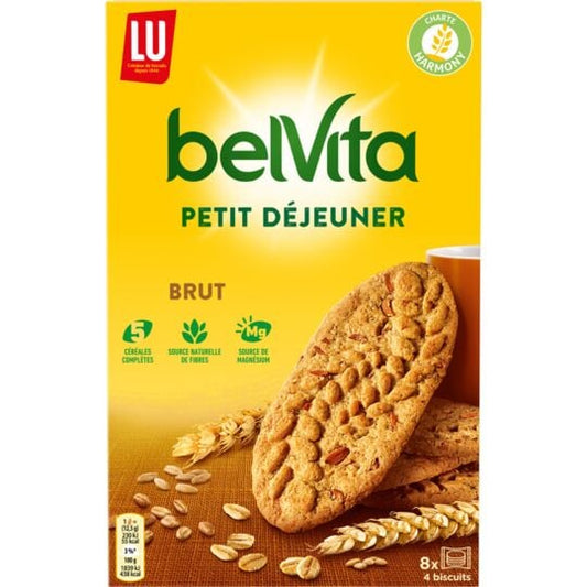 LU BELVITA Biscuits petit déjeuner brut Original 400g 