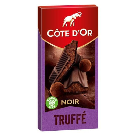 COTE D'OR Chocolat noir fourré Truffé  190G