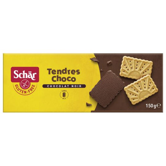 Biscuits chocolat noir s/gluten SCHAR - épicerie les 3 gourmets biscuits