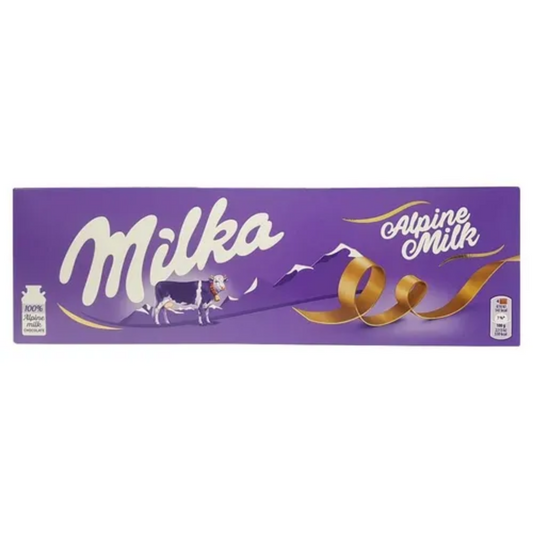 Milka Alpine Milk 250g - épicerie les 3 gourmets Chocolat