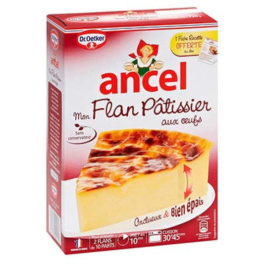 Préparation gâteaux flan pâtissier aux œufs ANCEL 720g - épicerie les 3 gourmets sucres-farines-coulis-et-preparations-gateaux