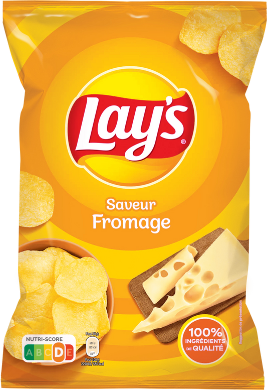 Chips Lay's Fromage 135g - épicerie les 3 gourmets chips-et-aperitifs