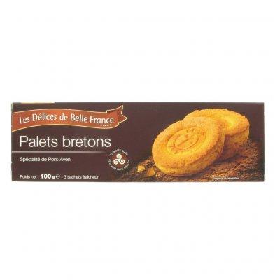 DELICES DE BELLE France PALETS BRETONS PONT-AVEN 100 G - épicerie les 3 gourmets biscuits-et-gateaux