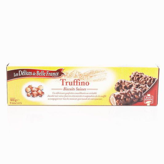 DELICE DE BELLE France BISC.TRUFFINO NOIR 100 G - épicerie les 3 gourmets biscuits-et-gateaux