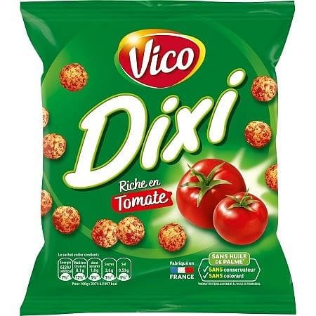 VICO DIXI TOMATE 115 G - épicerie les 3 gourmets chips-et-aperitifs