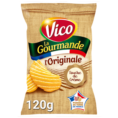 Chips la gourmande VICO 120g - épicerie les 3 gourmets chips-et-aperitifs