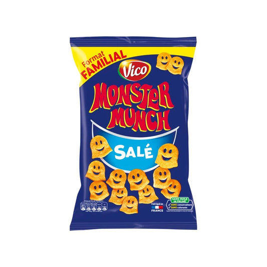 VICO MUNSTER MUNCH SALE 135 G - épicerie les 3 gourmets chips-et-aperitifs