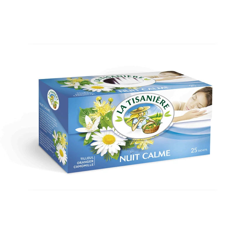 LA TISANIERE Infusion Nuit Calme Verveine 37.5 G - épicerie les 3 gourmets Cafés, Thés et Boissons Chaudes