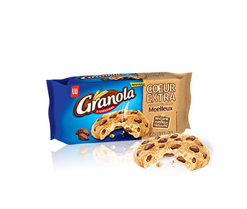 Granola Cookie Coeur Extra Moelleux Chocolat - épicerie les 3 gourmets biscuits-et-gateaux