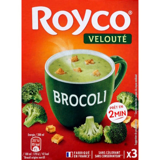 Royco velouté de brocoli prêt en 2 min 4 sachets 72G