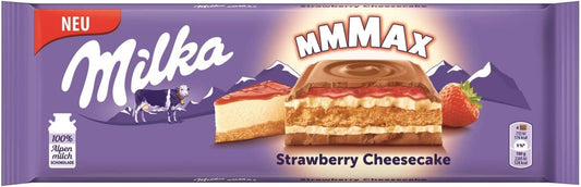 Milka Strawberry Cheesecake 300g - épicerie les 3 gourmets Chocolat