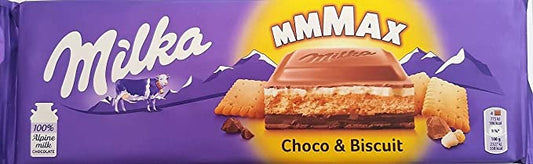 Milka MMMAX Choco et biscuits 300g - épicerie les 3 gourmets Chocolat