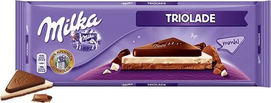 Milka Triolade 280g - épicerie les 3 gourmets Chocolat
