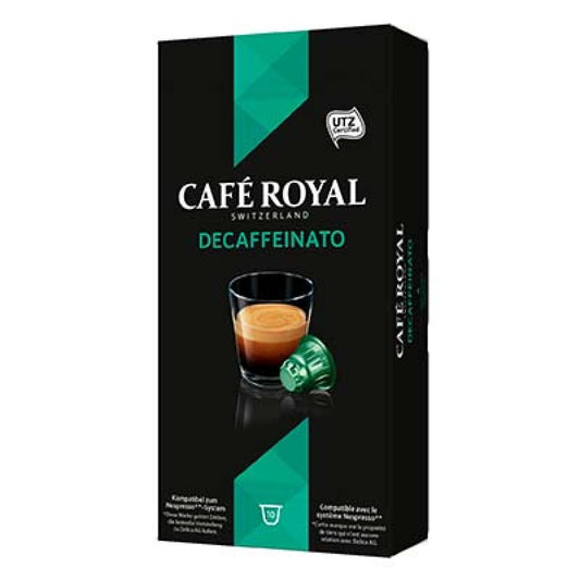 ROYAL P10 CAPS DECAFFEINAT - épicerie les 3 gourmets coffees-teas-and-hot-drinks