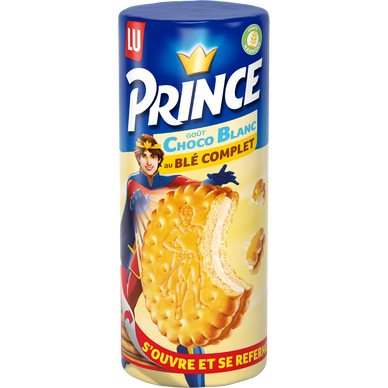 LU PRINCE Biscuits fourrés au chocolat blanc 300g - épicerie les 3 gourmets biscuits-et-gateaux
