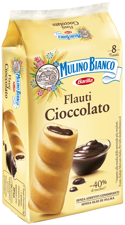 Biscuit MULINO BIANCO FLAUTI CIOCCOLATO - épicerie les 3 gourmets biscuits-et-gateaux