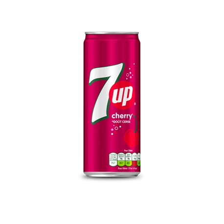 seven up cherry 33cl - épicerie les 3 gourmets soft-drinks
