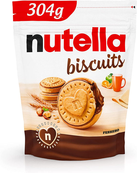 Nutella biscuits Resealable Bag 304g