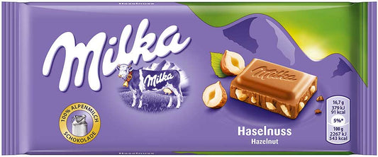 Milka Whole Hazelnuts 100g