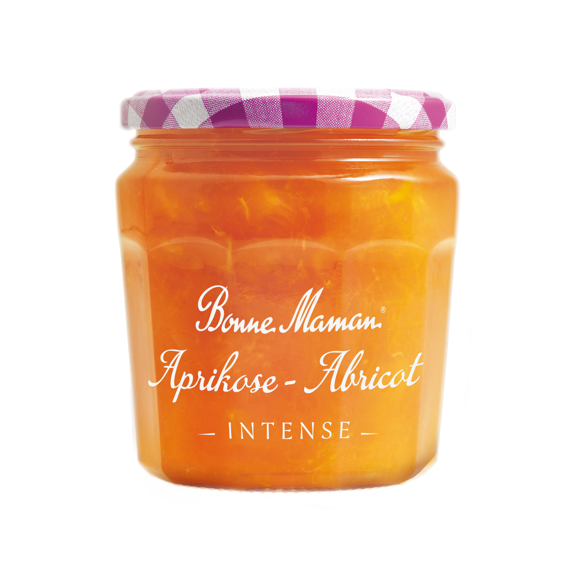 BONNE MAMAN CONFITURE ABRICOT INTENSE 335 G - épicerie les 3 gourmets confitures-compotes-et-cremes