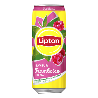 lipton ice tea framboise 33cl - épicerie les 3 gourmets soft-drinks