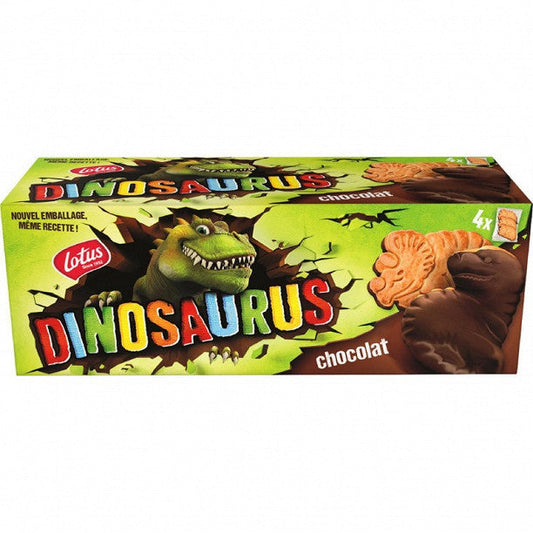 LOTUS Dinosaurus Chocolat Noir 3 Sachets 225g - épicerie les 3 gourmets biscuits-et-gateaux