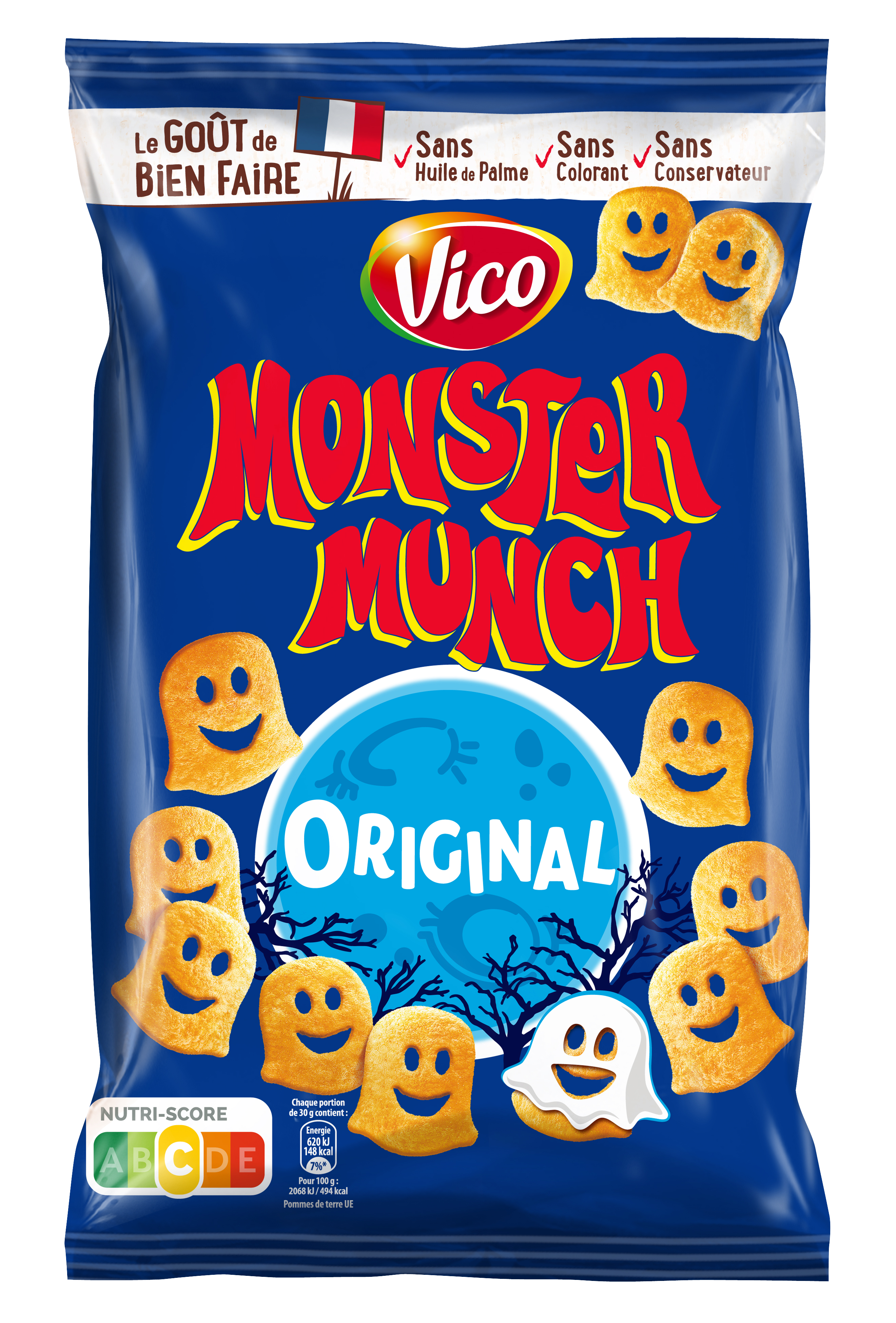 Chips Monster Original Tuilles 150g – épicerie les 3 gourmets