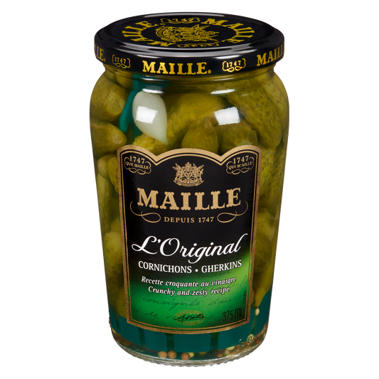 CORNICHONS EXTRA-FINS L'ORIGINAL BOCAL 220G - épicerie les 3 gourmets CONDIMENTS & SAUCES