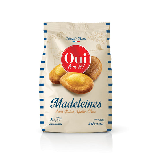 Madeleine classique sans gluten Oui Love It - épicerie les 3 gourmets sans-gluten