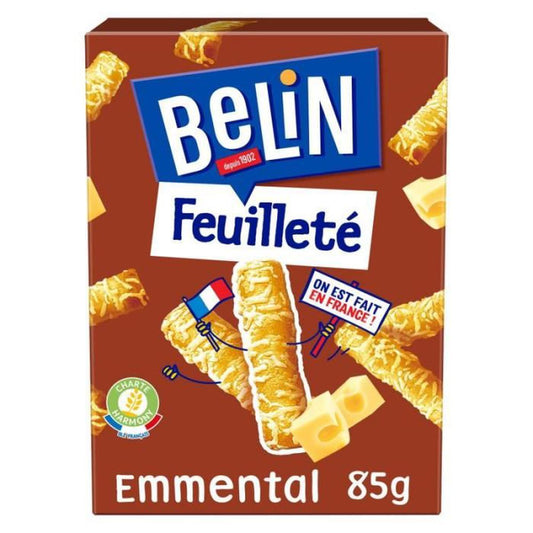 BELIN FEUILLETE EMMENTAL 85 G - épicerie les 3 gourmets chips-et-aperitifs