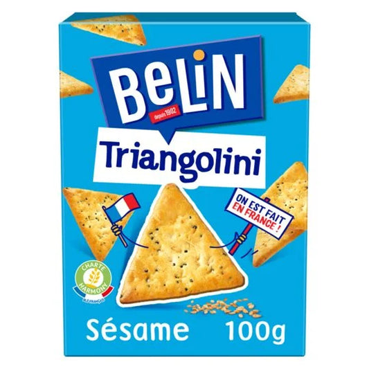BELIN Triangolini Biscuits100g - épicerie les 3 gourmets chips-et-aperitifs