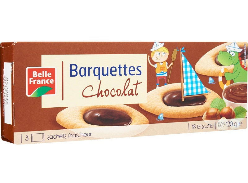 BARQUETTES CHOCOLAT BELLE France 120G - épicerie les 3 gourmets biscuits