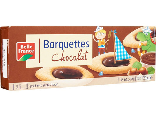 BARQUETTES CHOCOLAT BELLE France 120G - épicerie les 3 gourmets biscuits