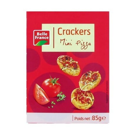 Crackers Pizza 85g Belle France  - épicerie les 3 gourmets chips-et-aperitifs
