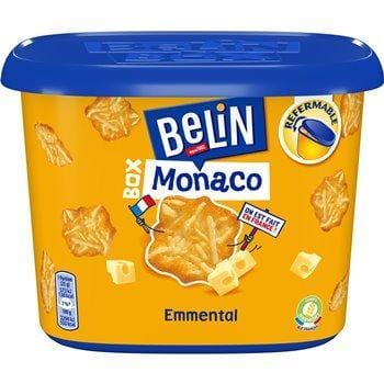 Belin Biscuits La Box Monaco Emmental 205g - épicerie les 3 gourmets chips-et-aperitifs